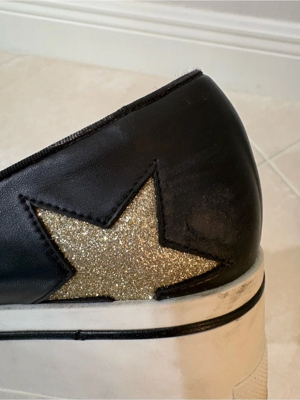 Stella McCartney Binx Star Vegan Slip-On Sneakers Size 39